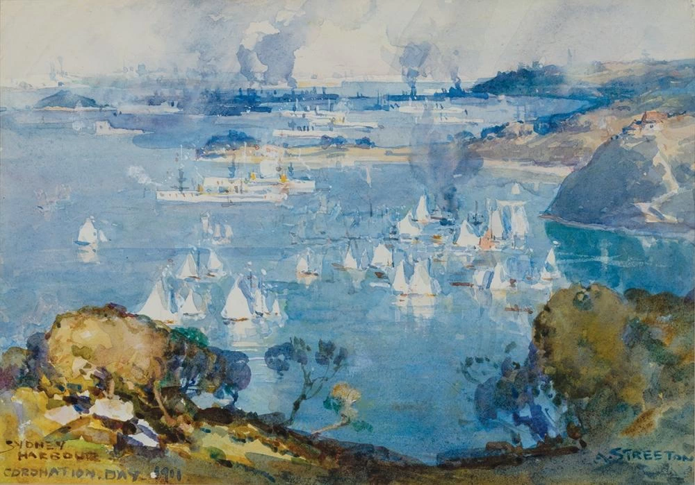 Porto di Sydney, giorno dell'incoronazione 1911